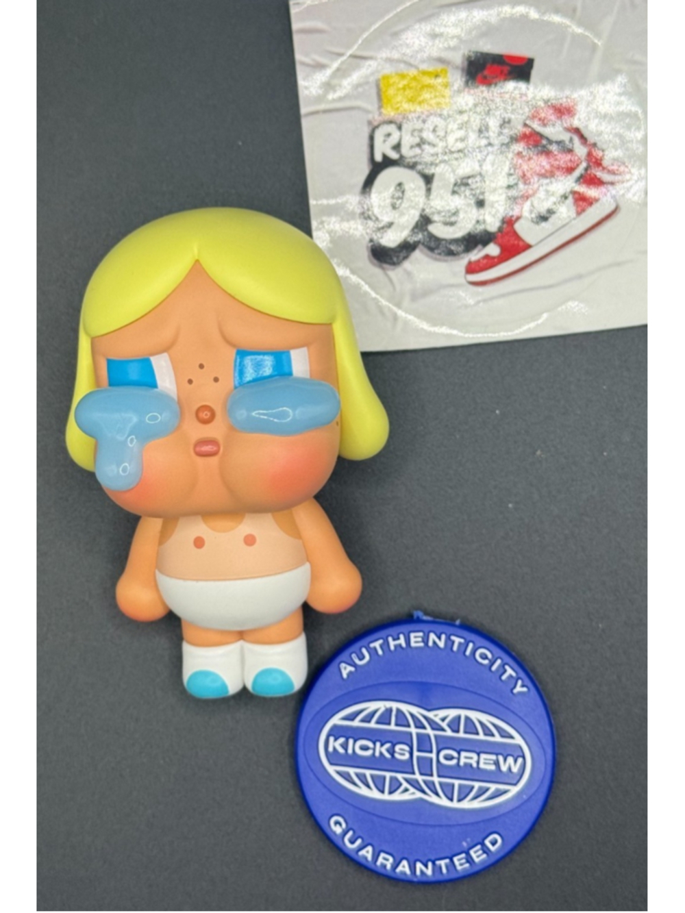 Pop Mart Crybaby Crying Again Baby Blonde Figure Collectible Toy Authentic